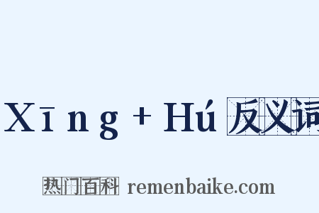 Xīng+Hú反义词是什么意思的图片